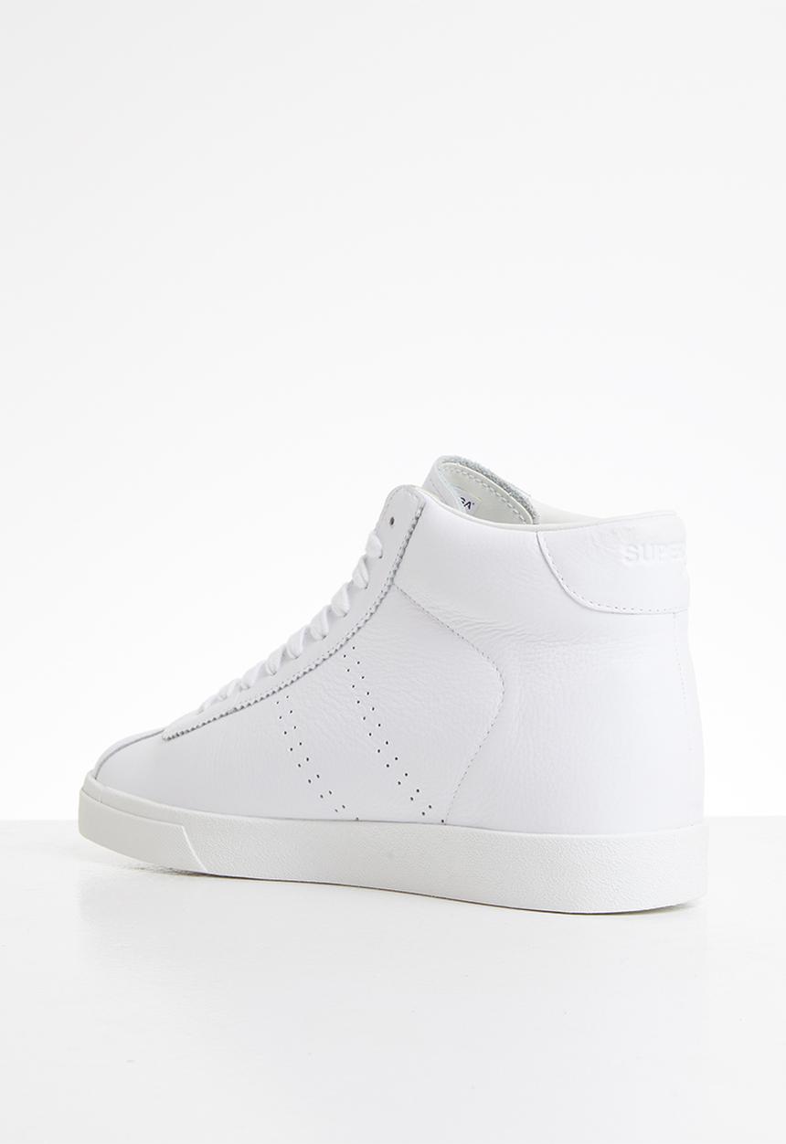 SUPERGA - 2870 club 's' velcro nappa - white