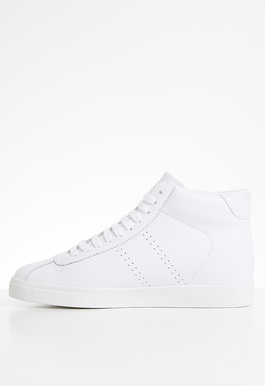SUPERGA - 2870 club 's' velcro nappa - white