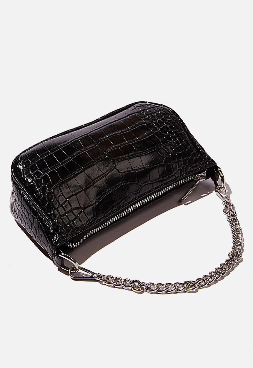 Rubi - Sophia chain cross body bag - black