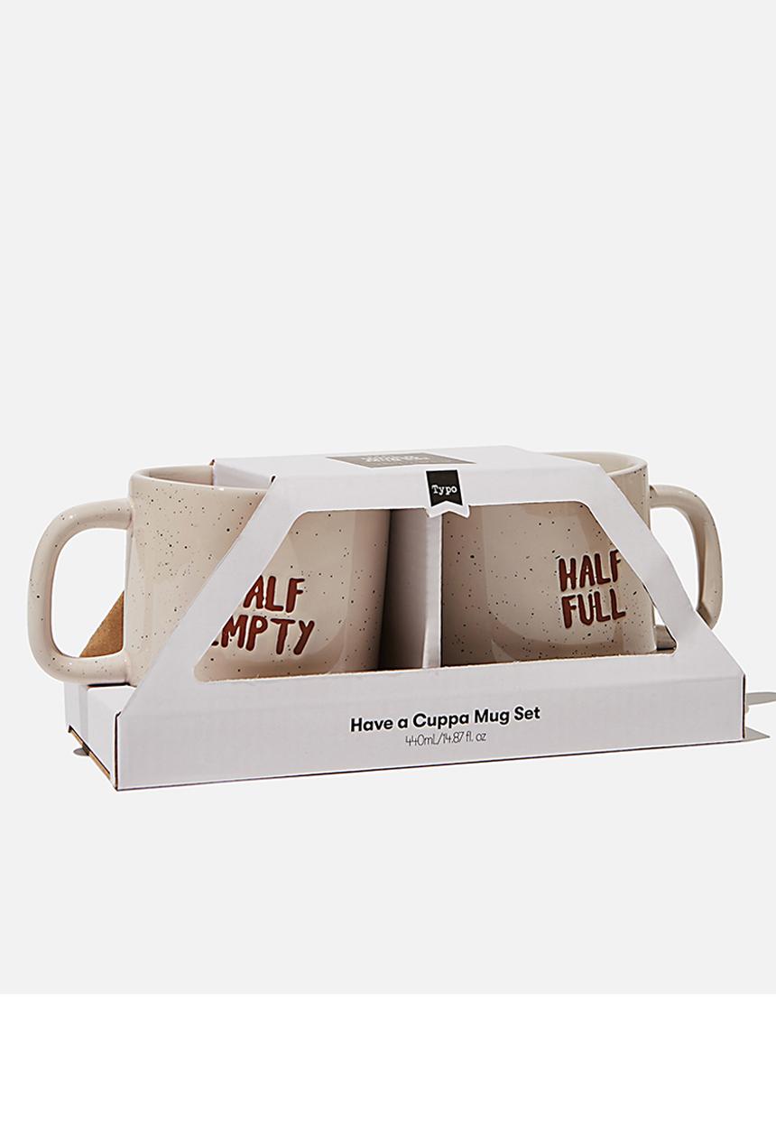Typo - 2 Pack mug set - neutral 