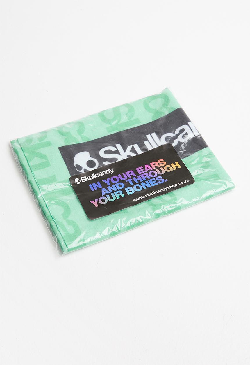 Skullcandy - All over logo print buff - green
