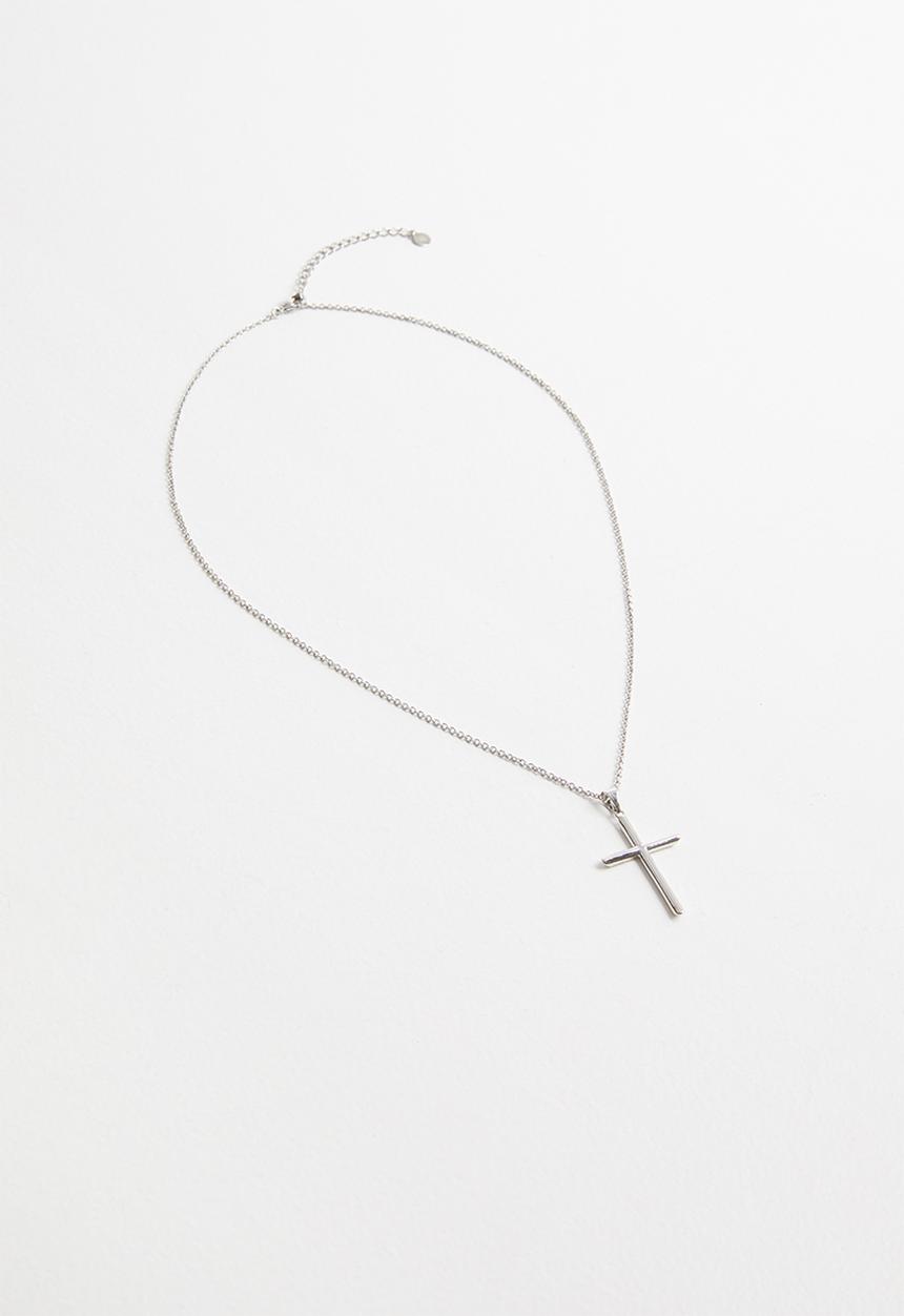 Keren Bella - Cross pendant necklace - silver