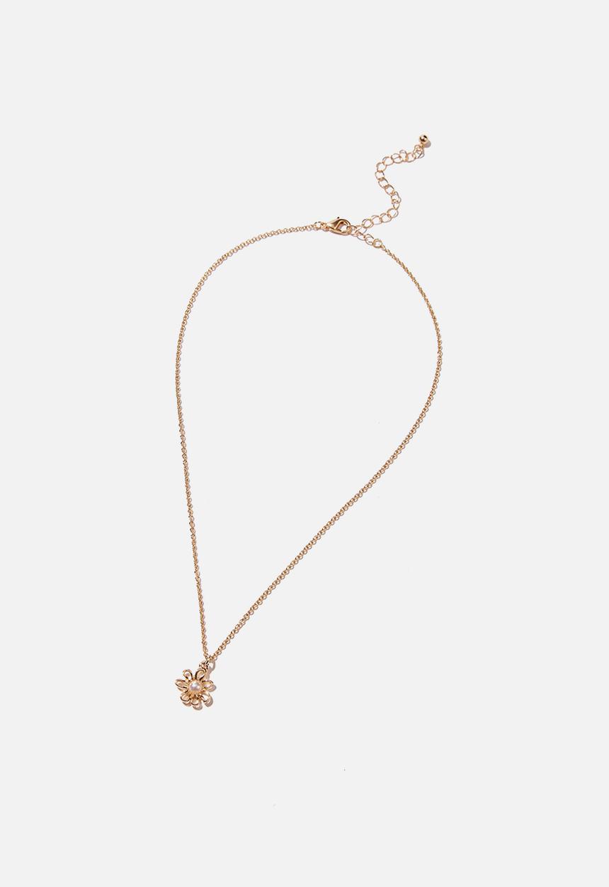 Rubi - Holiday pendant necklace - gold 