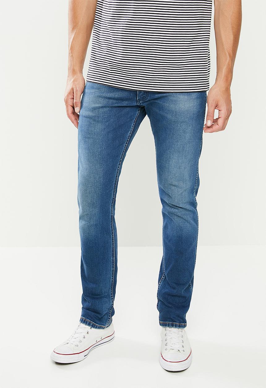 Wrangler - Denim stretch slim fit  pant - indigo