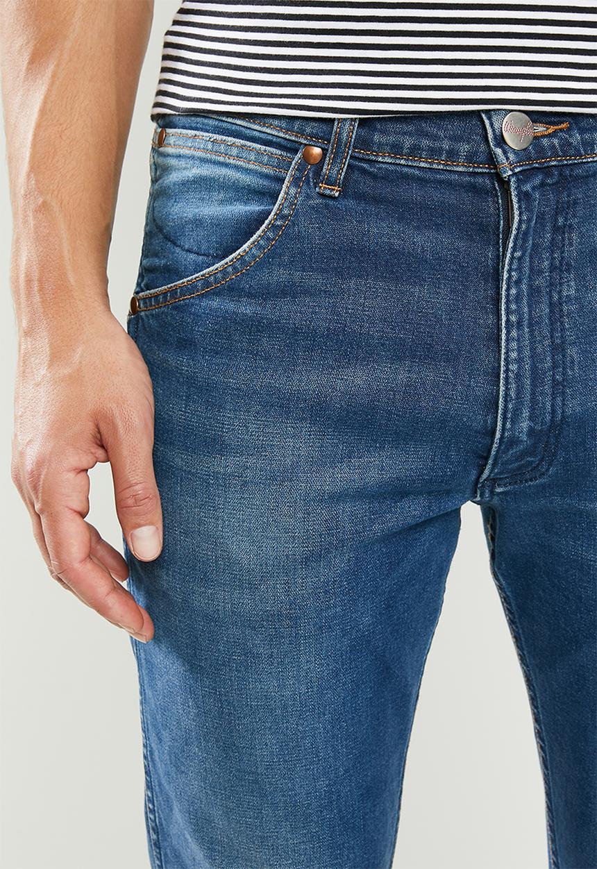 Wrangler - Denim stretch slim fit  pant - indigo