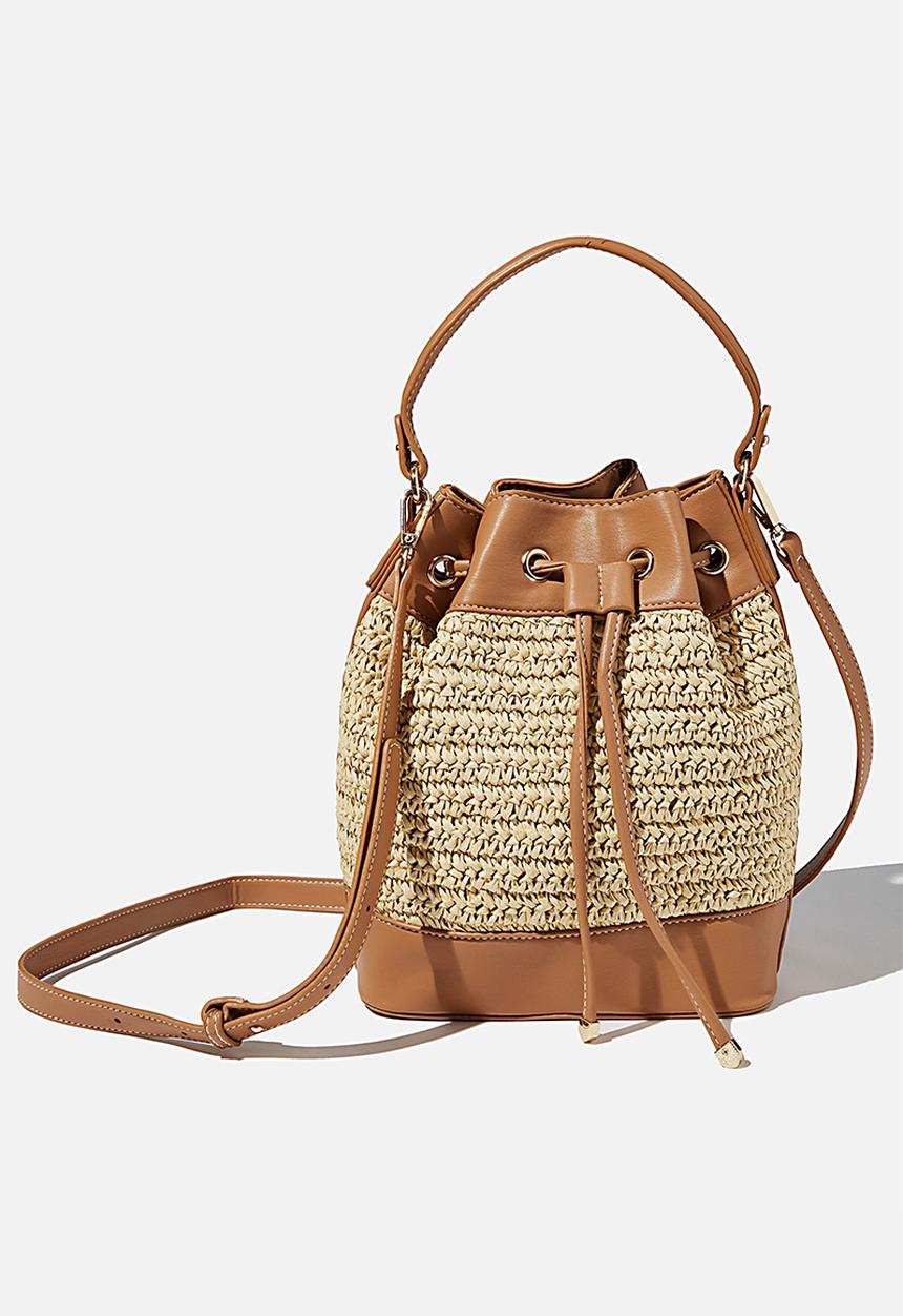 Rubi - Bella bucket bag - tan
