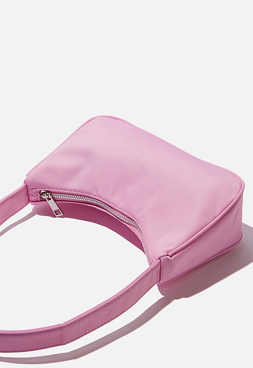 Rubi - Nylon underarm bag - wild lilac