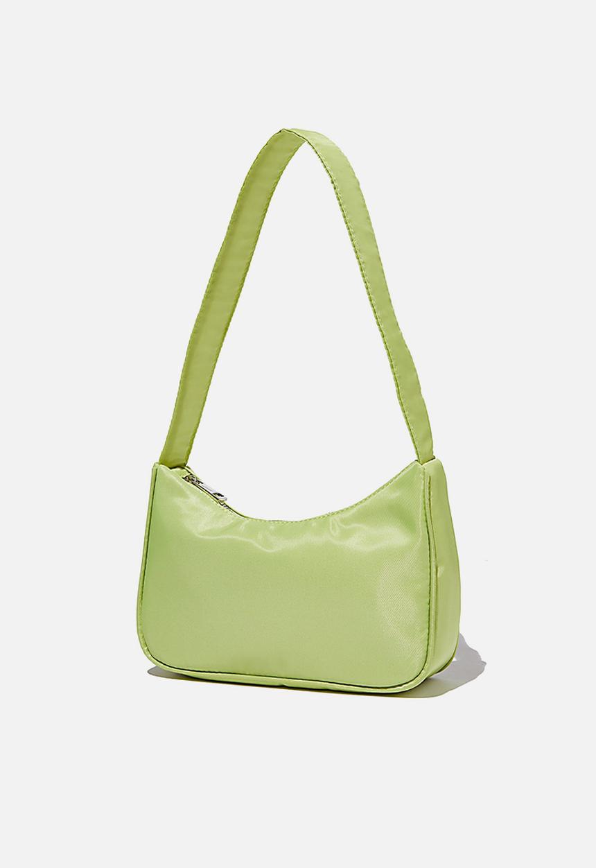 Rubi - Nylon underarm bag - fresh lime