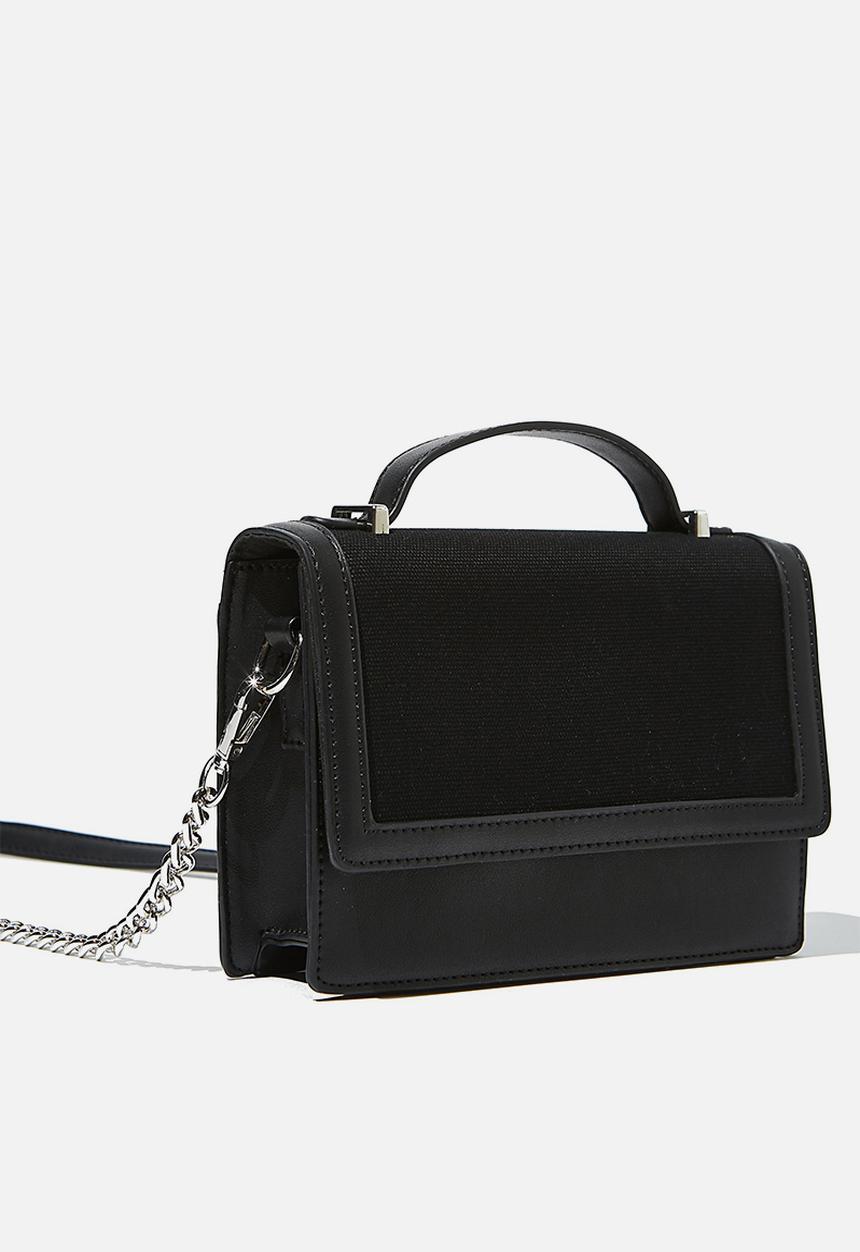 Rubi - Aria chain strap cross body bag - black
