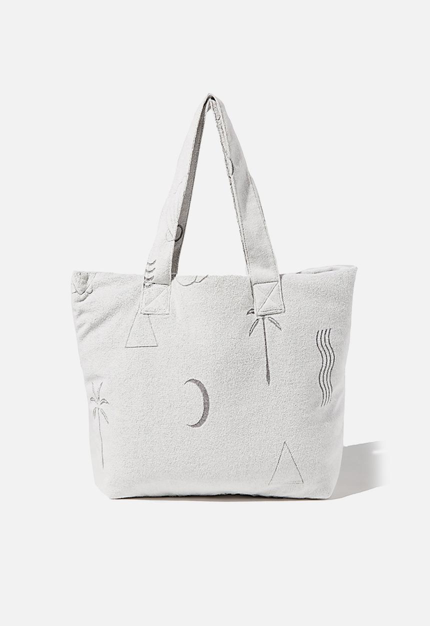 Rubi - Hello sunshine tote - white 