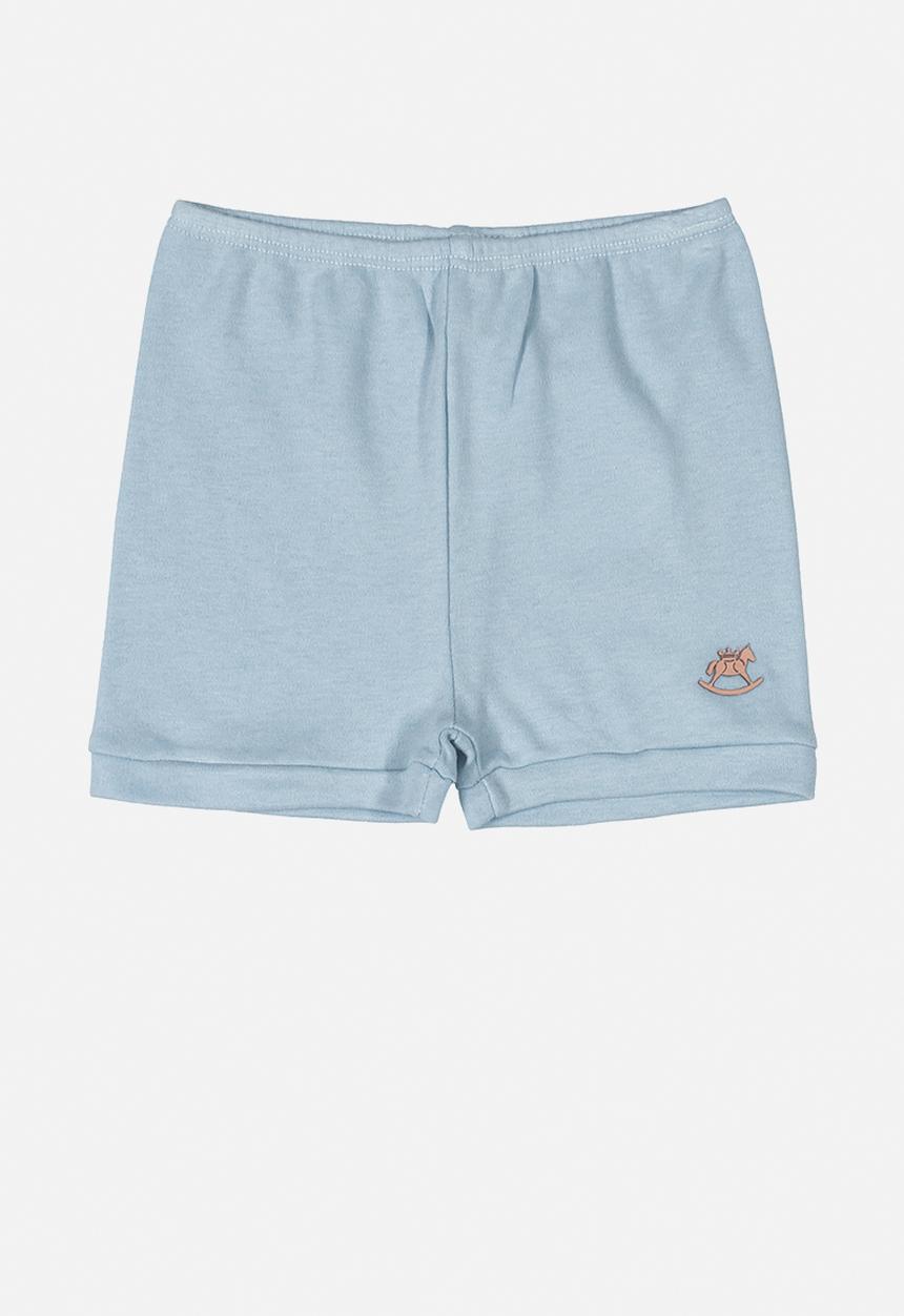 UP Baby - Boys soft jersey cotton shorts - blue