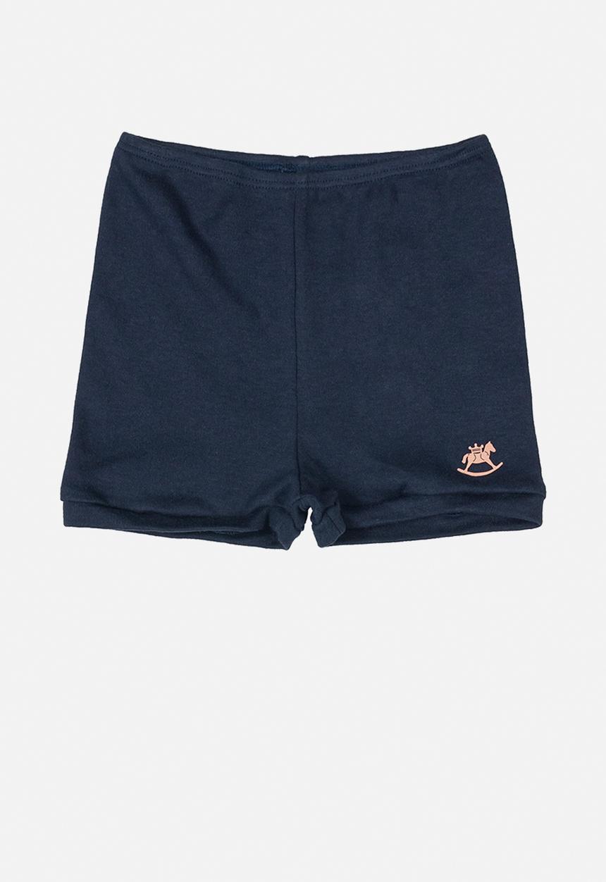 UP Baby - Boys soft jersey cotton shorts - navy