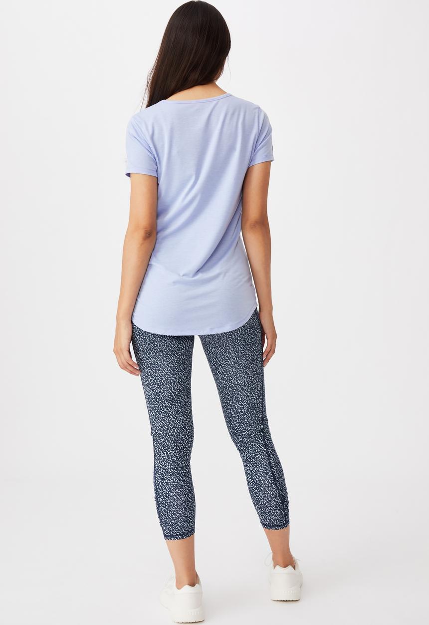 Cotton On - Maternity gym T-shirt - cornflower lilac