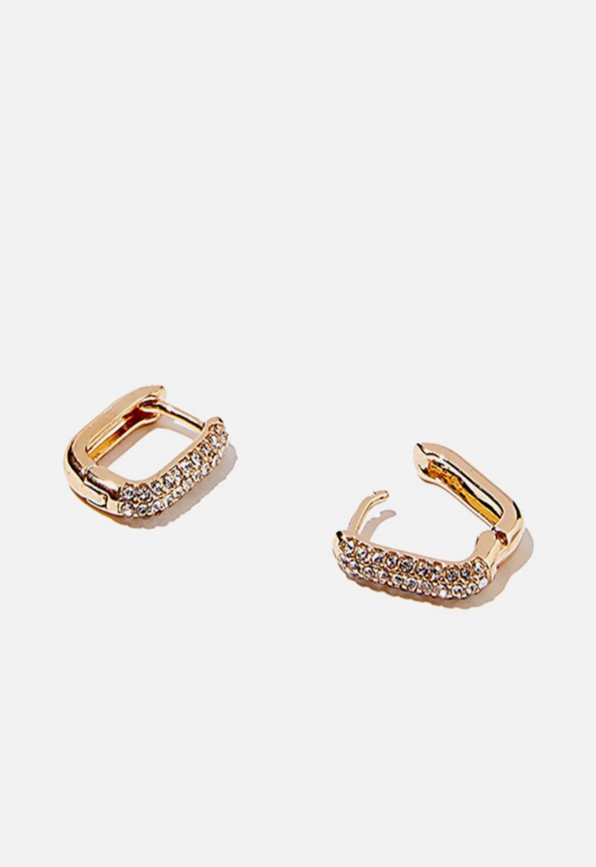Rubi - Ear party luxe huggie hoops - silver & gold 