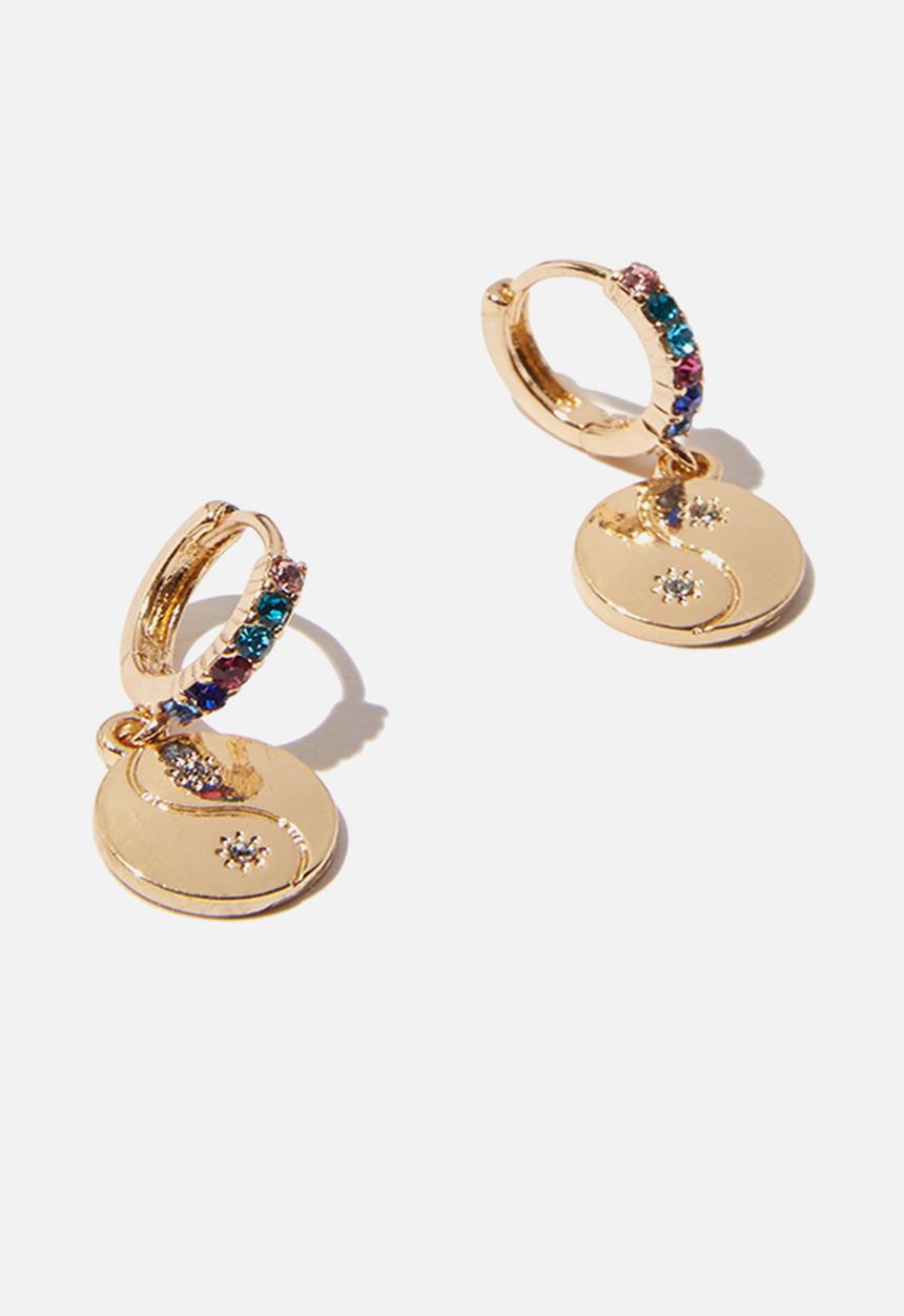 Rubi - Ear party luxe huggie hoops - gold 