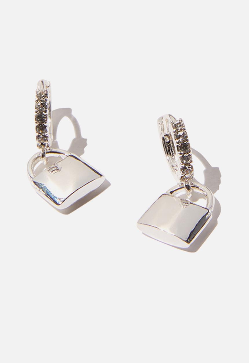 Rubi - Ear party luxe huggie hoops - silver 