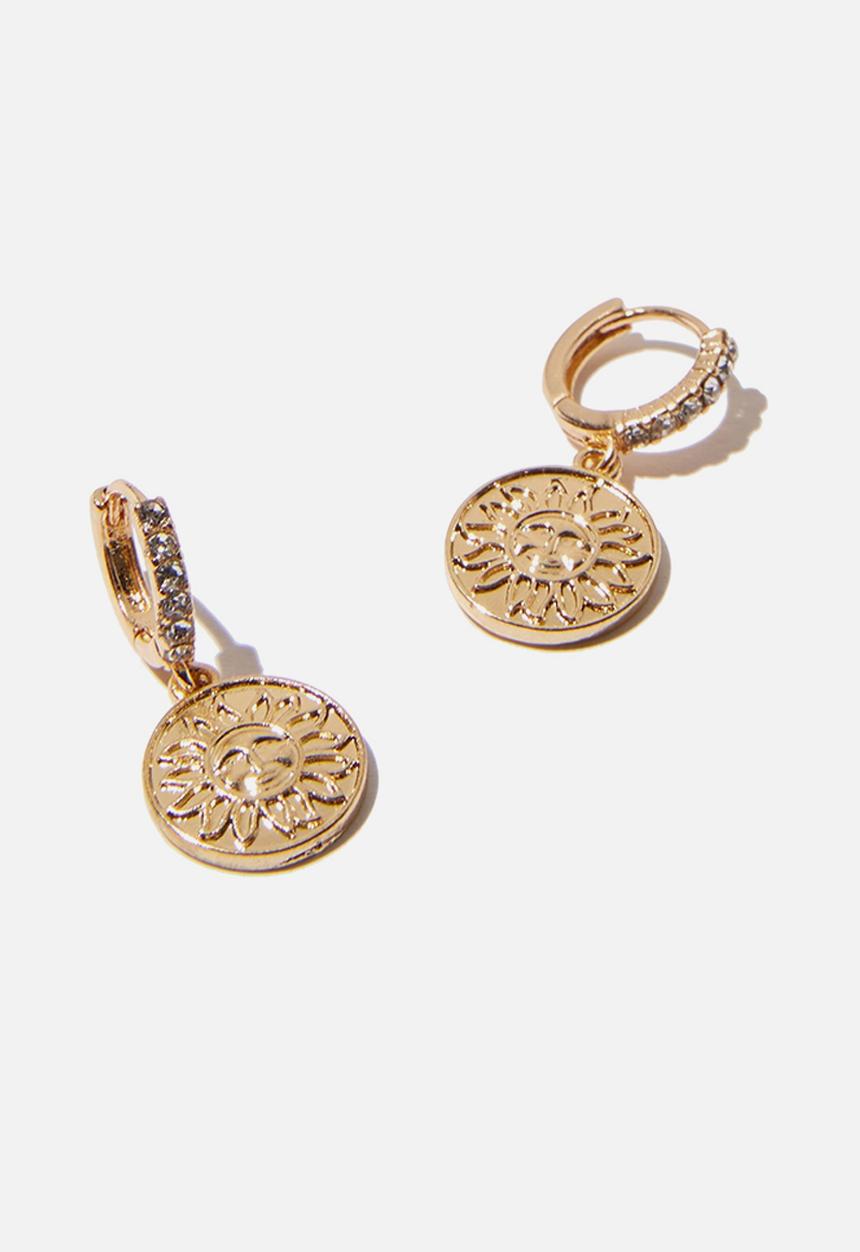 Rubi - Ear party luxe huggie hoops - gold 