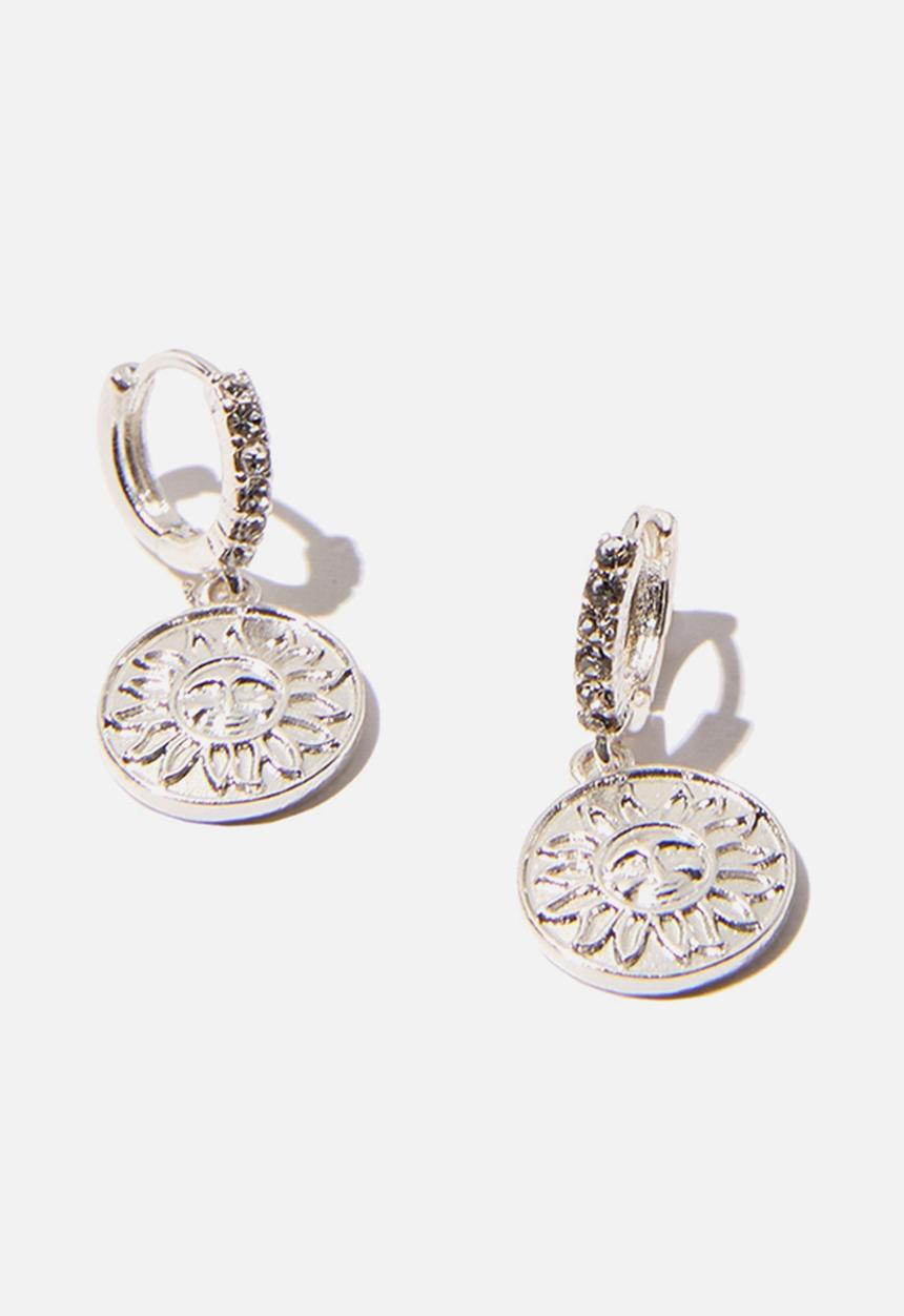 Rubi - Ear party luxe huggie hoops - silver 