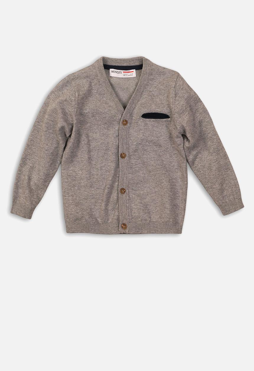 MINOTI - Knitted cardigan - grey