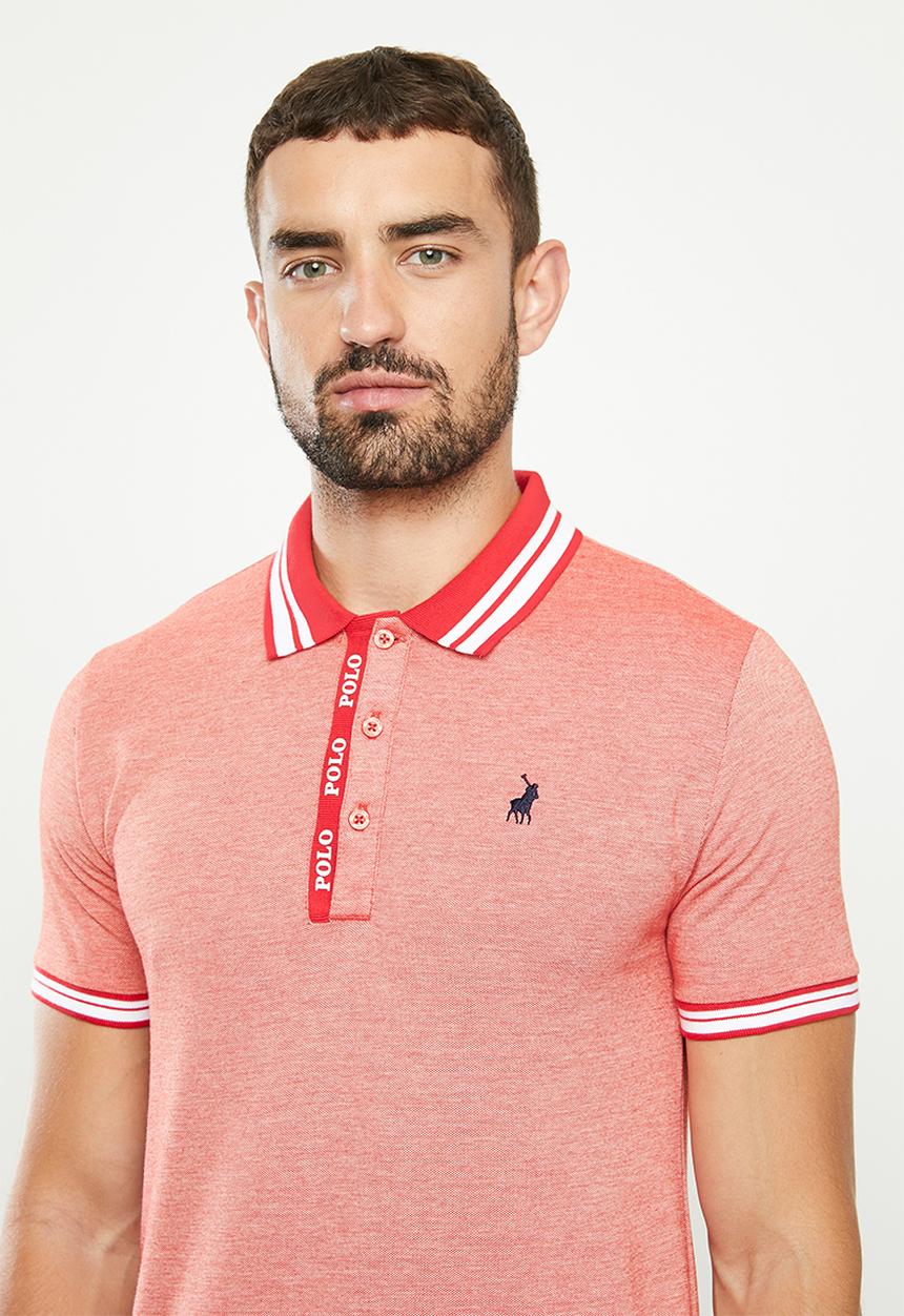 POLO - Adonis fashion 1up custom fit golfer - red