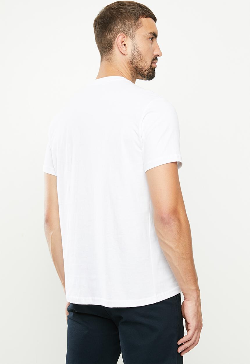 Ben Sherman - Bs chest logo tee - white