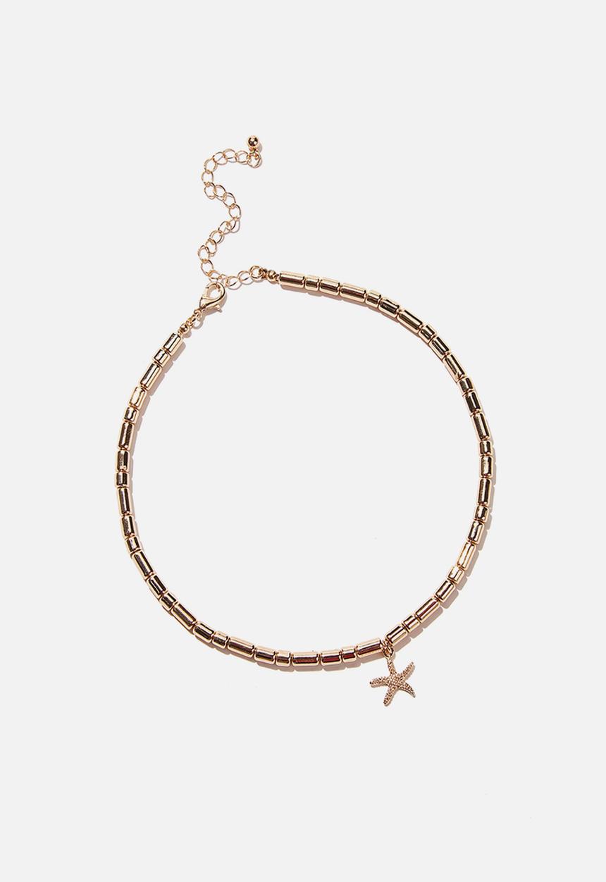 Rubi - Holiday souvenir necklace - gold 