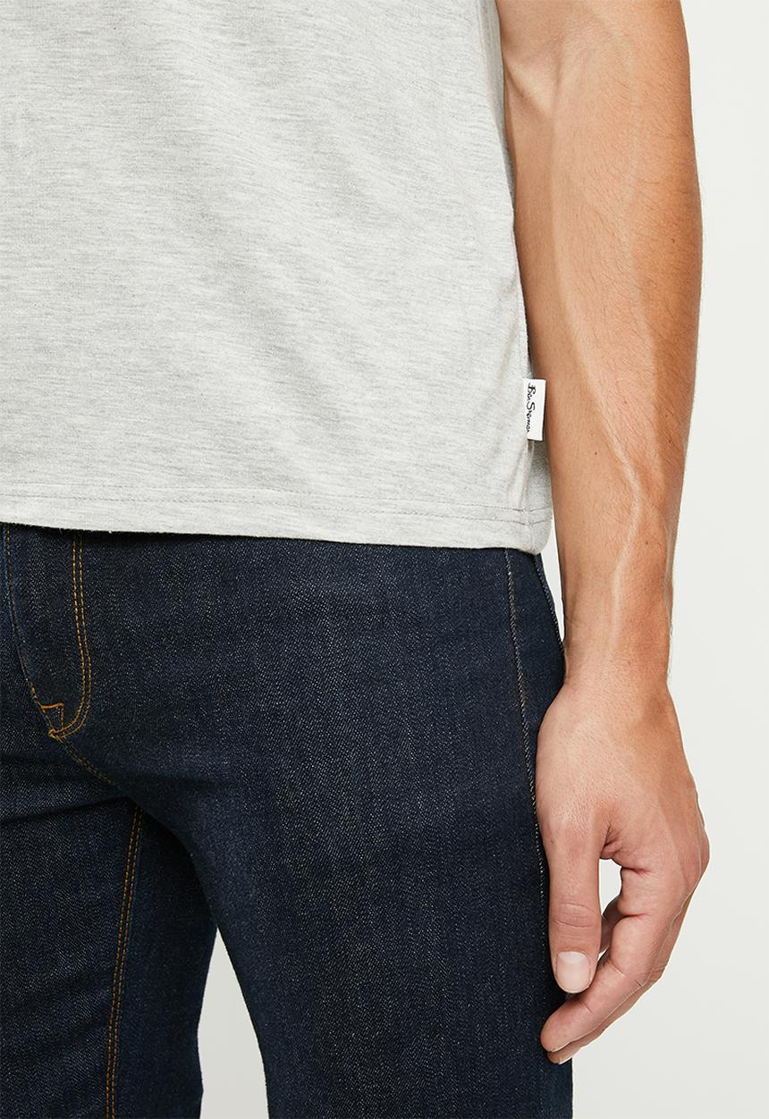 Ben Sherman - Bs chest logo tee - grey