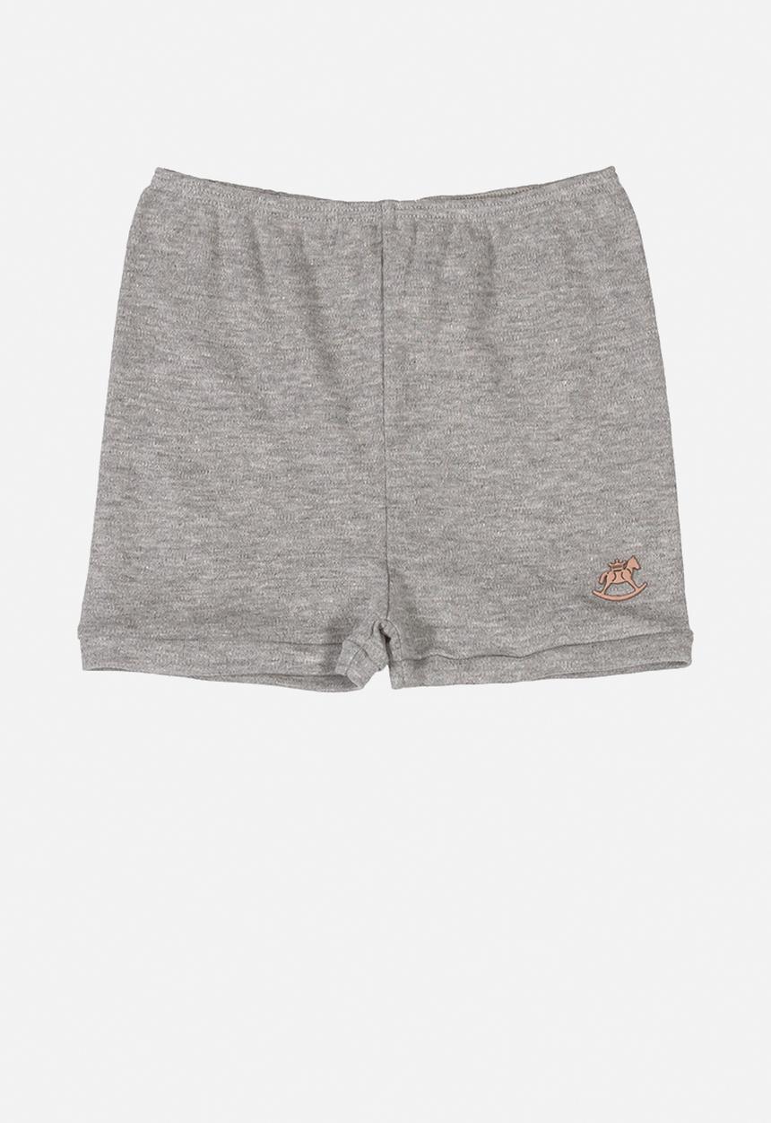 UP Baby - Boys soft jersey cotton shorts - grey