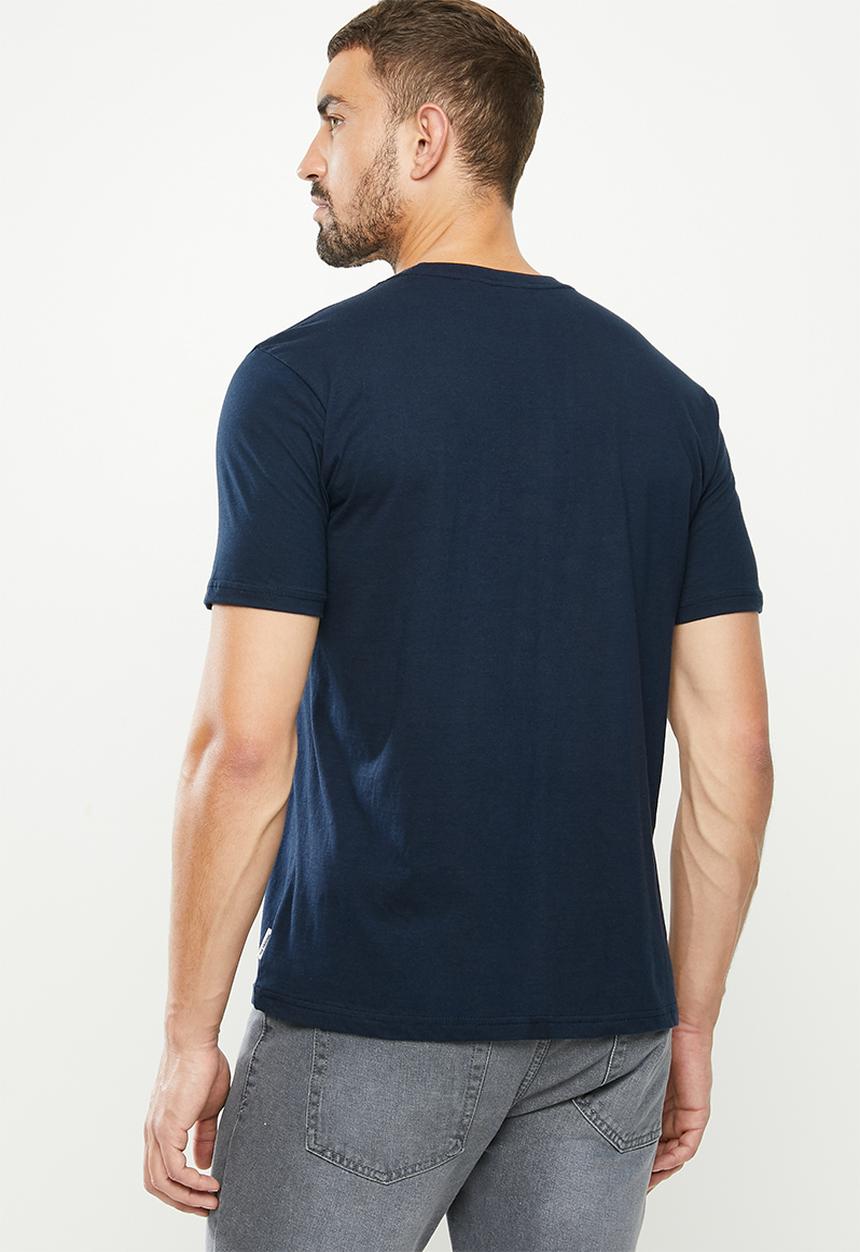 Ben Sherman - Layered chest print tee - navy
