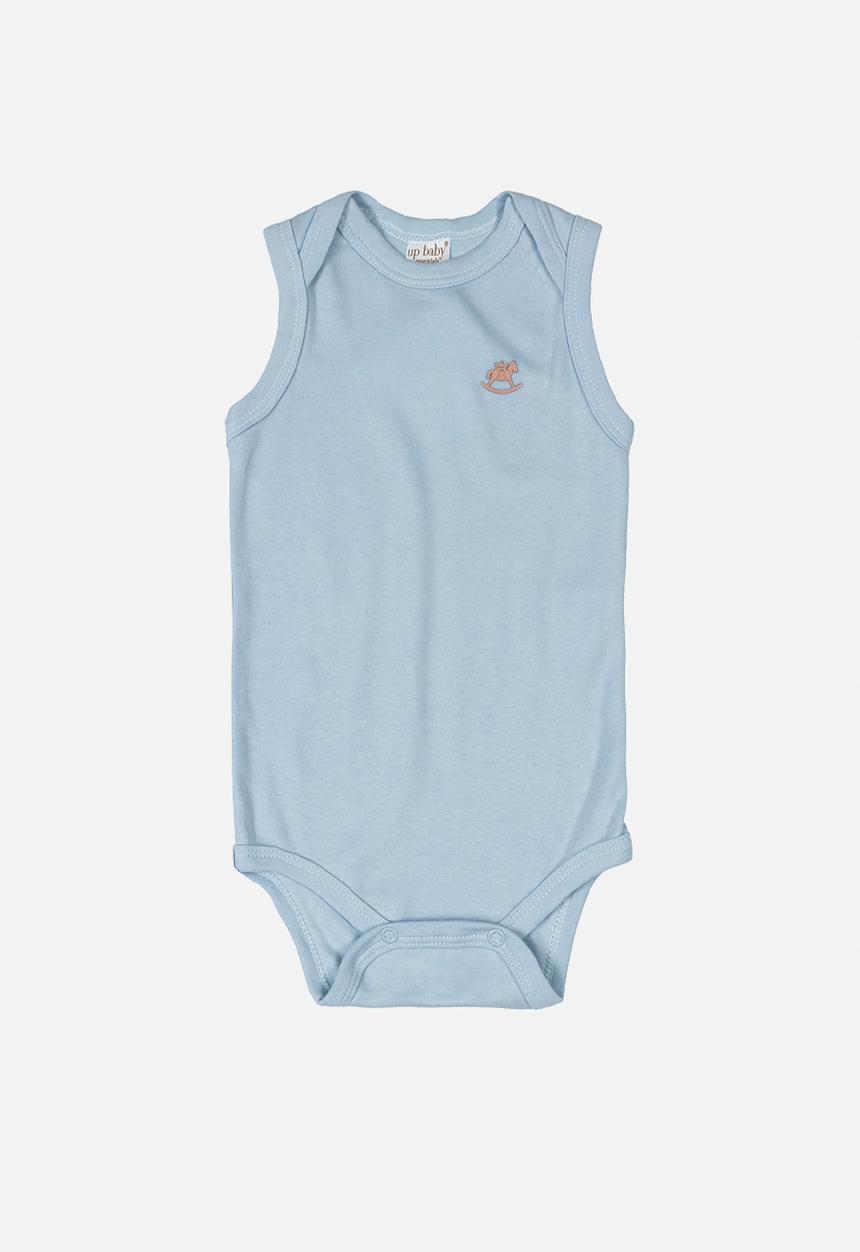 UP Baby - Boys sleeveless bodysuit - blue