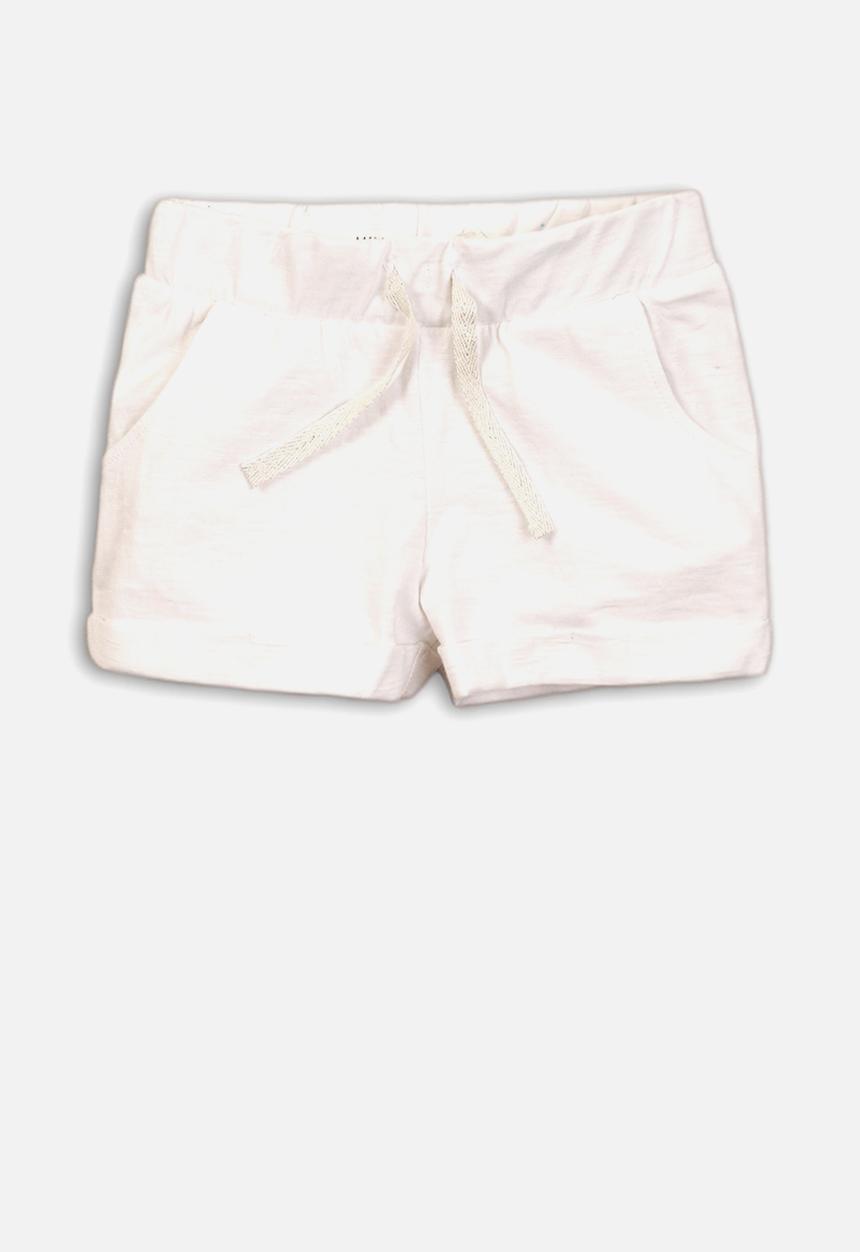 MINOTI - Girls basic jersey short - white