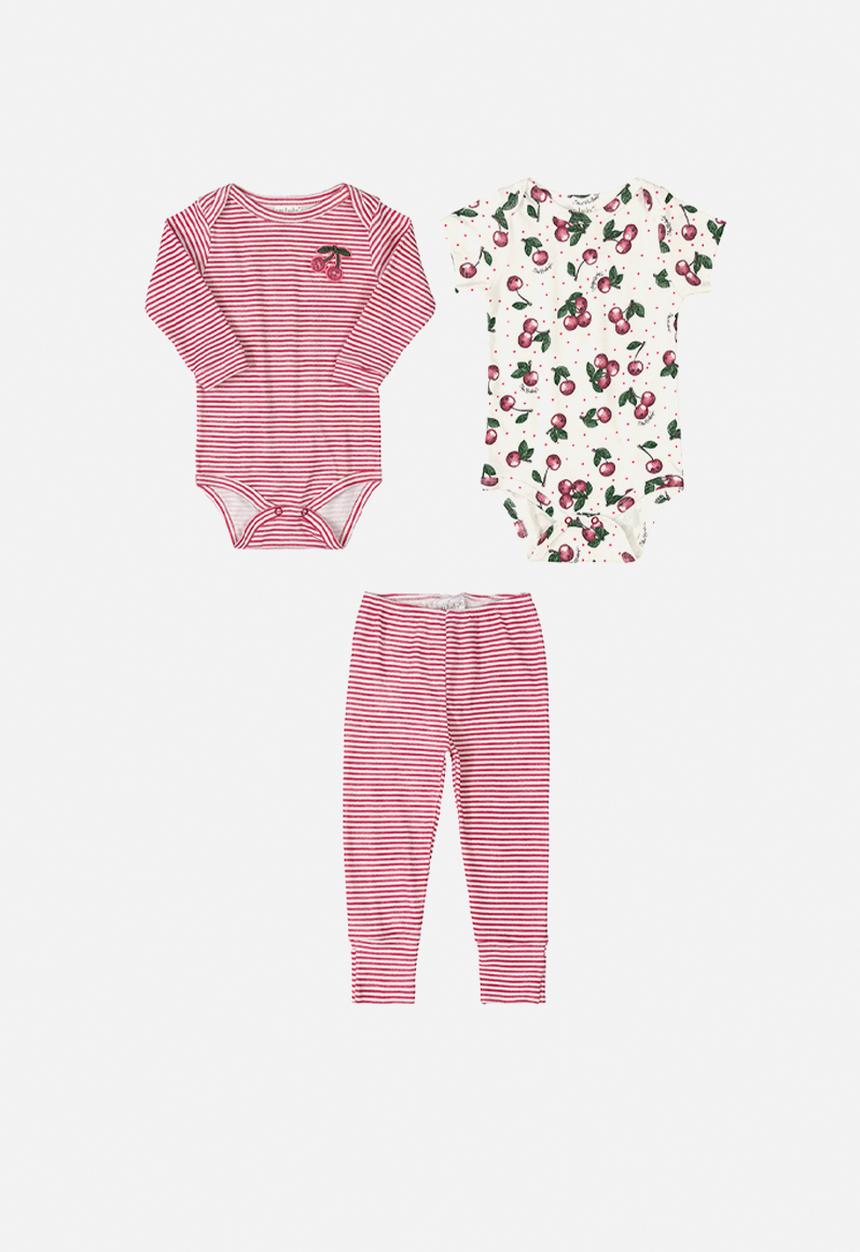 UP Baby - 3 piece bodysuit & pants set - multi