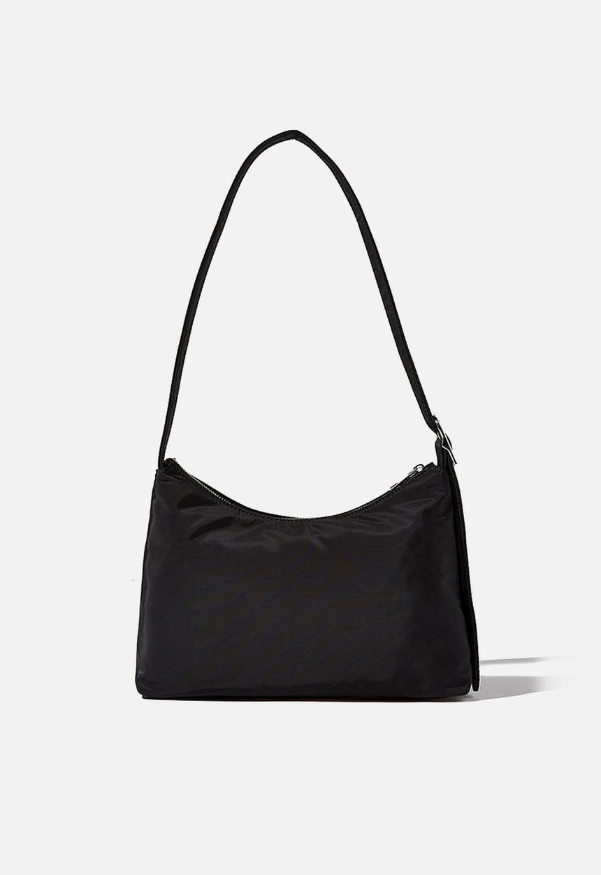 Rubi - Britt buckle slouch bag - black