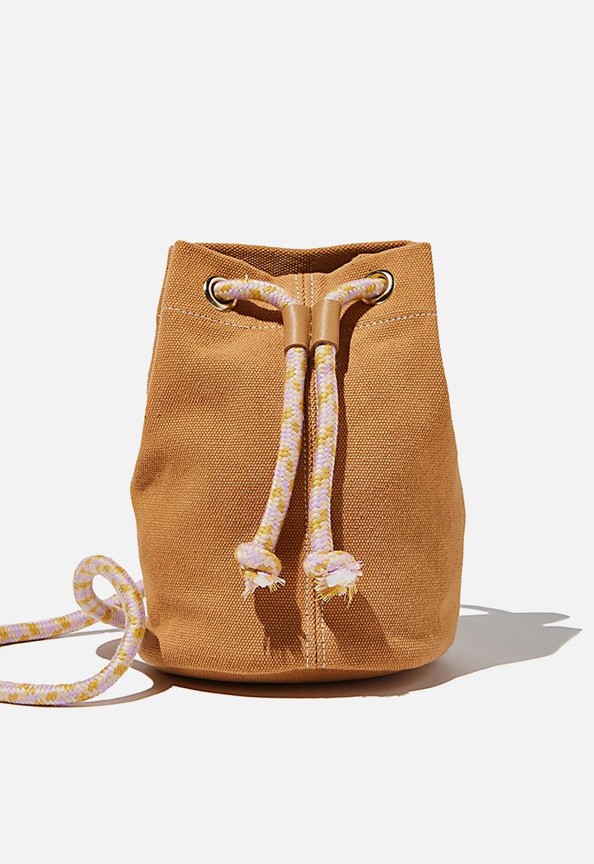 Rubi - Day tripper bucket bag - retro yellow