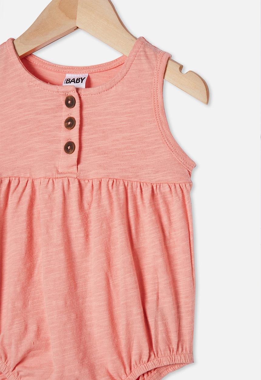 Cotton On - Craigelina singlet bubbysuit - pink
