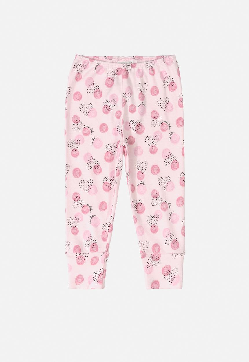UP Baby - Soft jersey cotton pants - pink