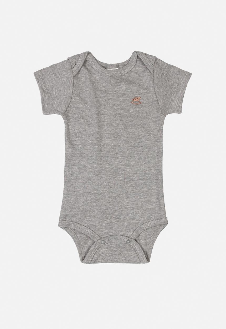 UP Baby - Soft jersey cotton bodysuit - grey