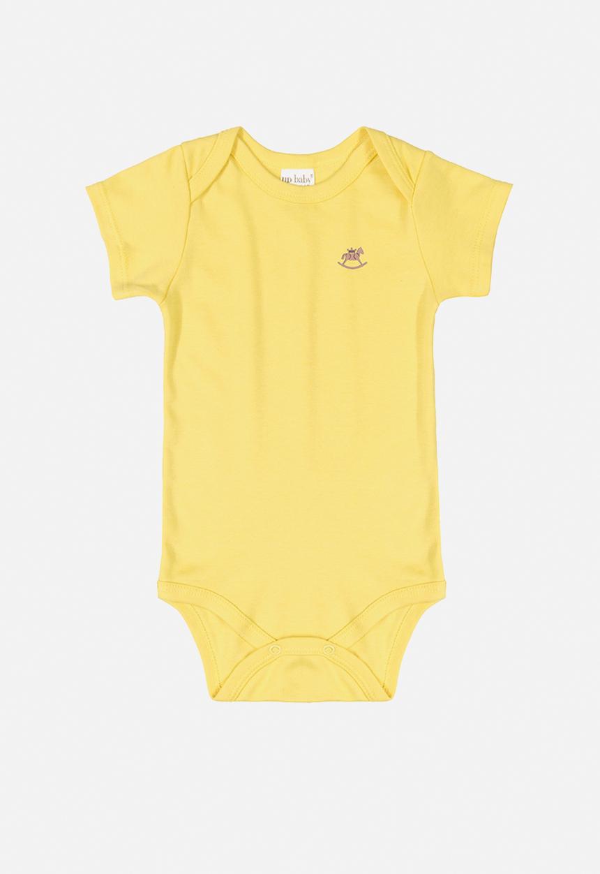 UP Baby - Cotton bodysuit - yellow
