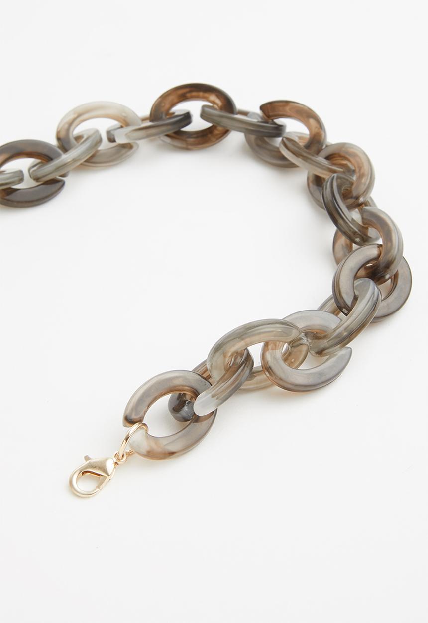 Superbalist - Mask chain - smoky black