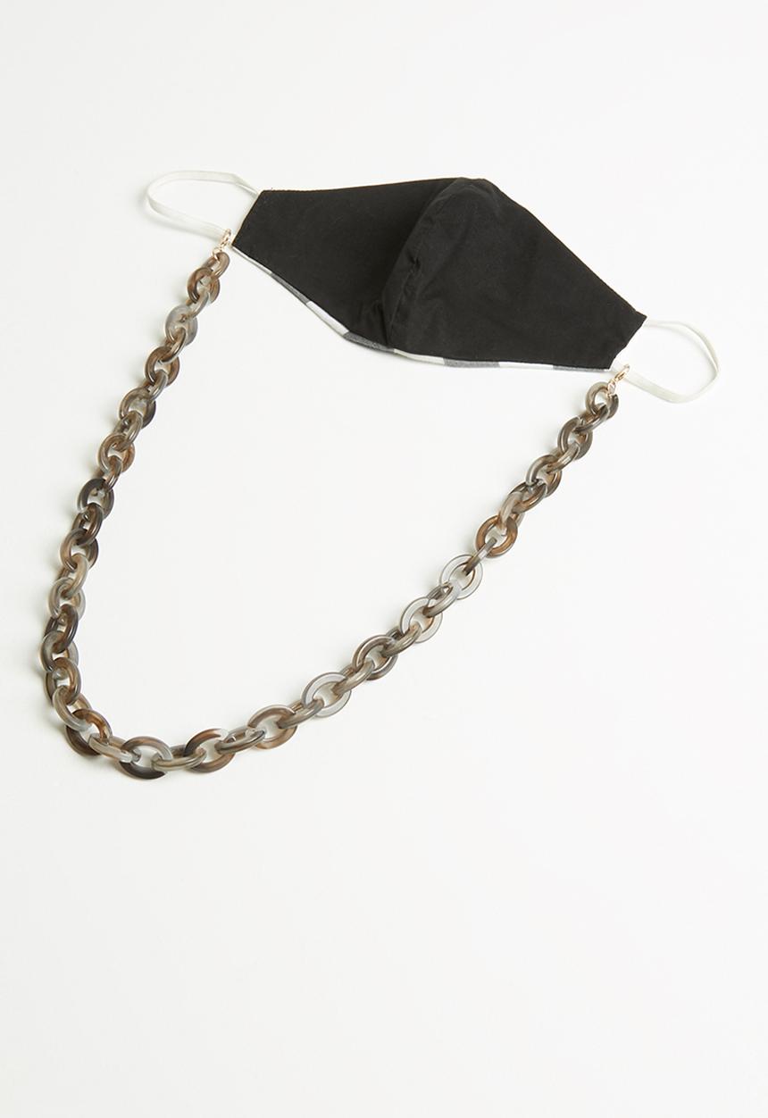 Superbalist - Mask chain - smoky black