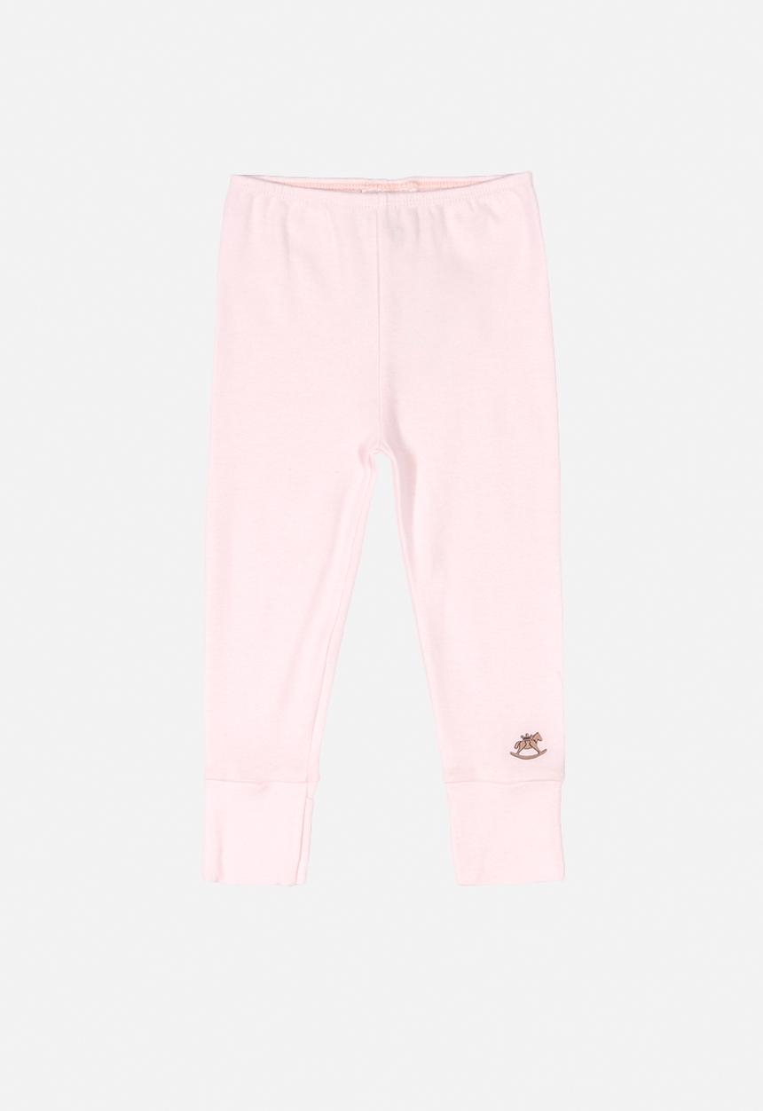 UP Baby - Girls cotton pants - light pink