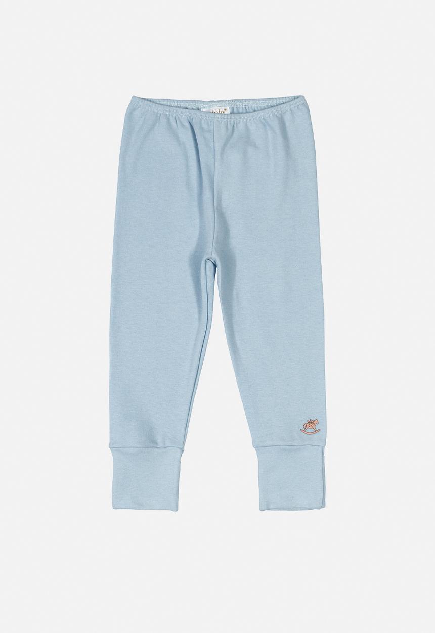 UP Baby - Baby boys soft pants - blue