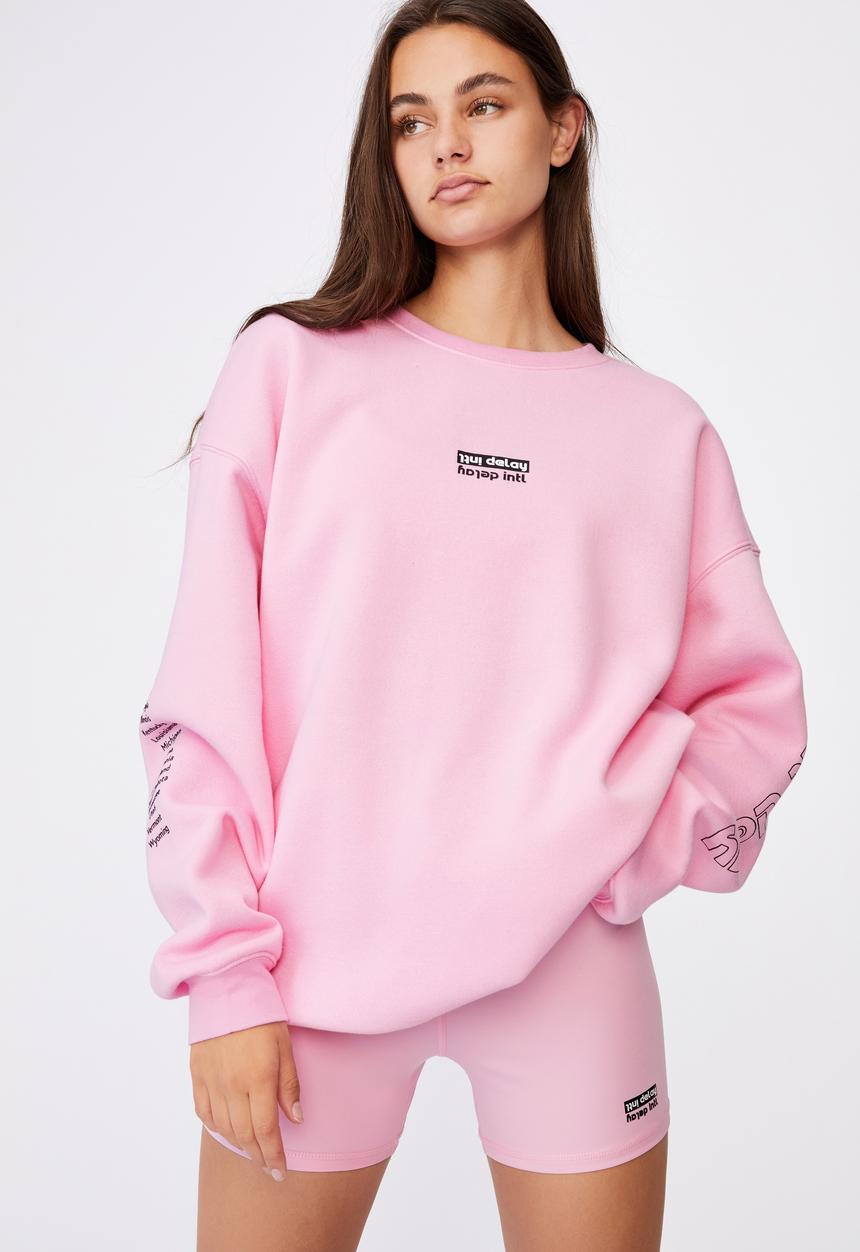 Factorie - Cheeky elevated high waisted bike short - pink