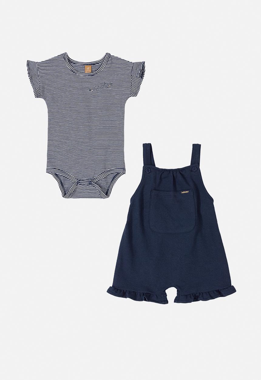 UP Baby - Bodysuit and jumpsuit set - navy