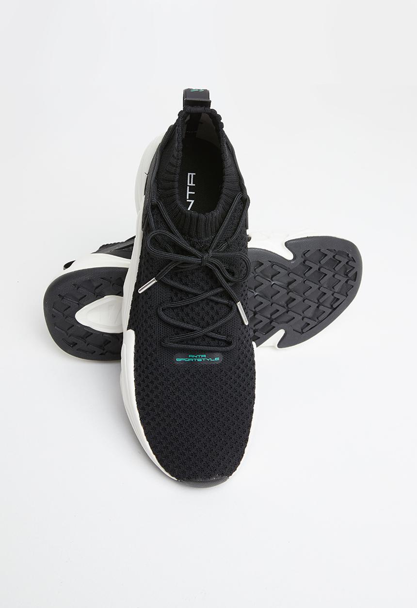 Anta - Anta knit mid - black/green/white