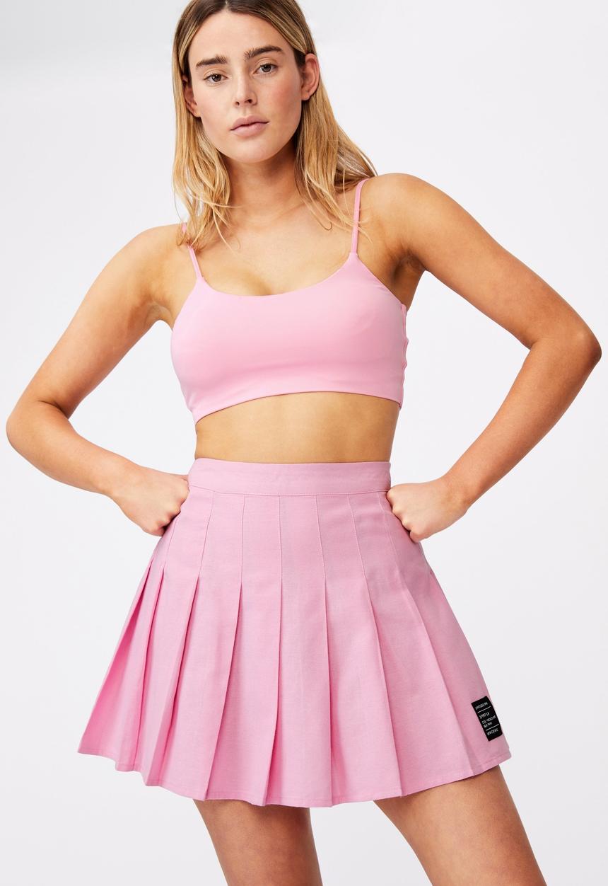 Factorie - Pleated skirt - babe pink