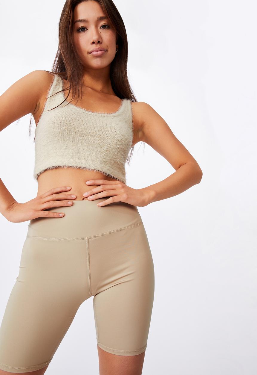 Factorie - Fluffy knit tank - fog