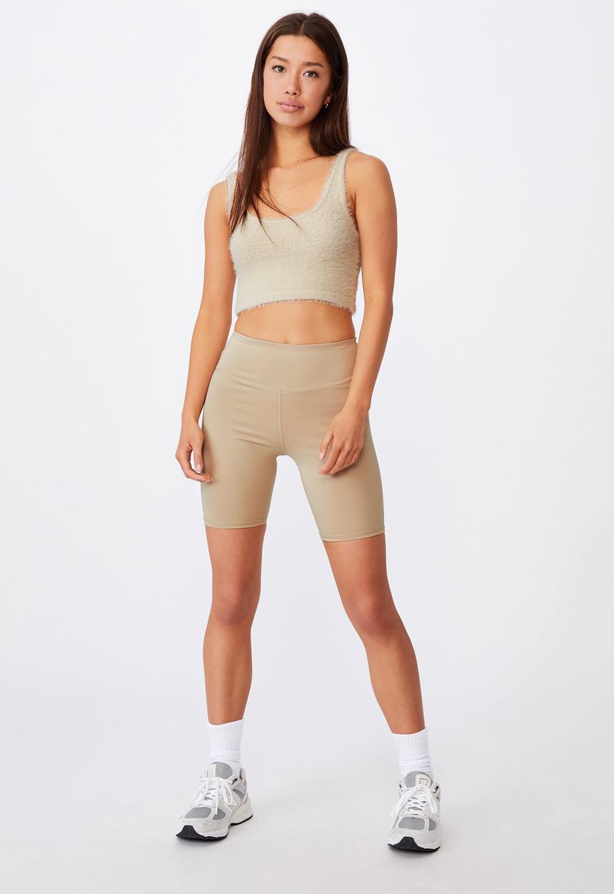 Factorie - Fluffy knit tank - fog