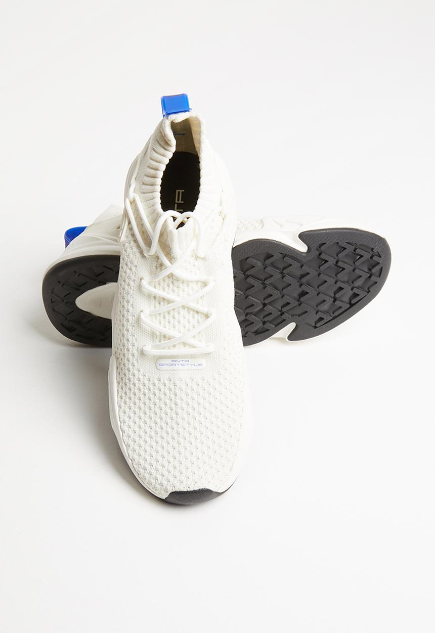 Anta - Anta knit mid - white & blue