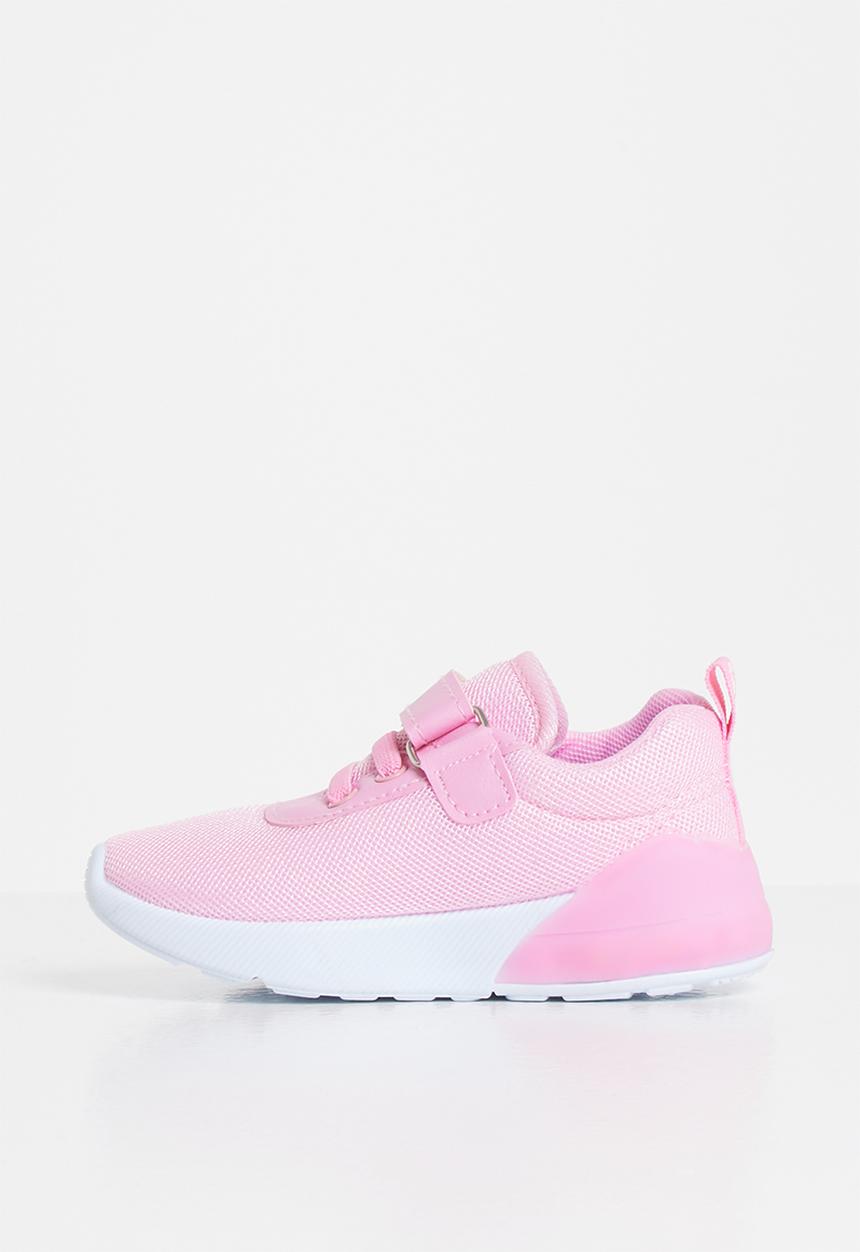Pierre Cardin - Infants light up heel trainer - pink